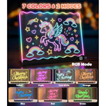 LED Drawing Board for Girls, Arts and Crafts Kit, Perfect Gift for 3+ Year Old Children