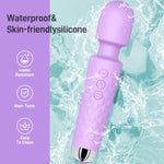 Viboators Toys, Vibrateirs For Women Today Adult Vibrator Wand Sex Toyswith Strong Vibrator With Waterproof & 20 Patterns & 8 Intensity, Wand Massager For Her Pleasure (Lilac)