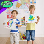 Arts and Crafts Supplies Kit for Kids and Toddlers by Carl and Kay