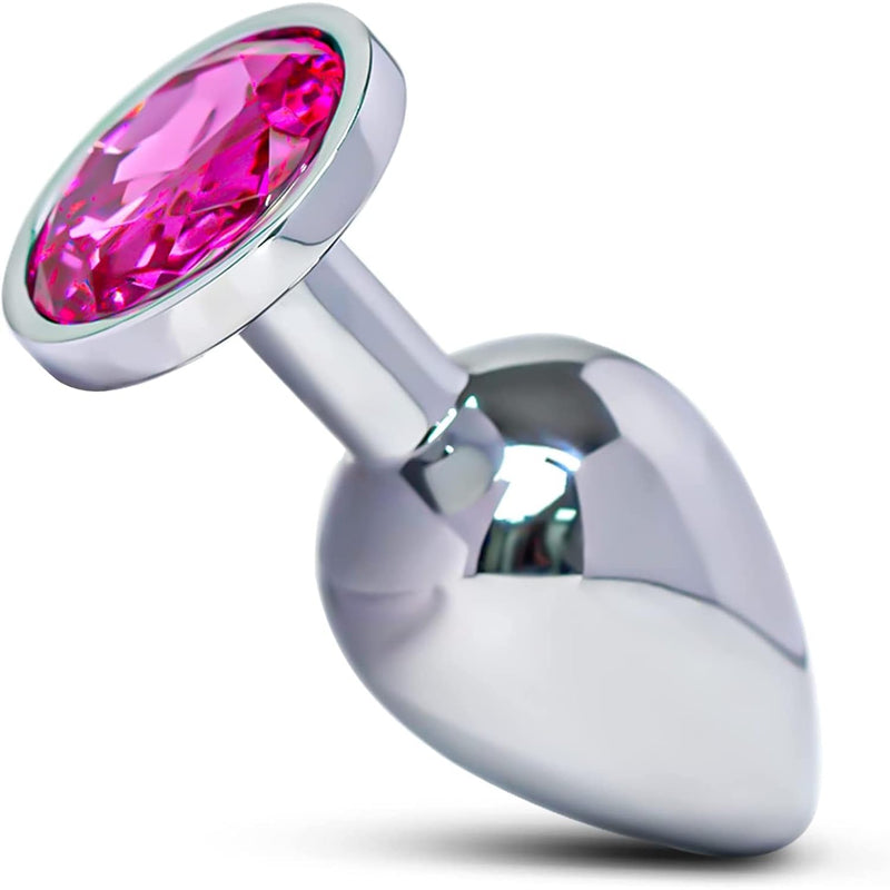 Anal Plug Adult Sex Toy,Jeweled Anal Toys Adult Sex Toys Games Butt Plug,Personal Anal Plug Sex Toy For Adult Women,Men And Couples,Rose Sex Toy G Spot Anal Beads Anal Toy