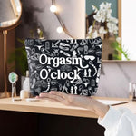 Adult Sex Toy Accessory Bag Vibrator Zipper Pouch Sex Toy Storage Bag Adult Naughty Sexy Gift (O'Clock)