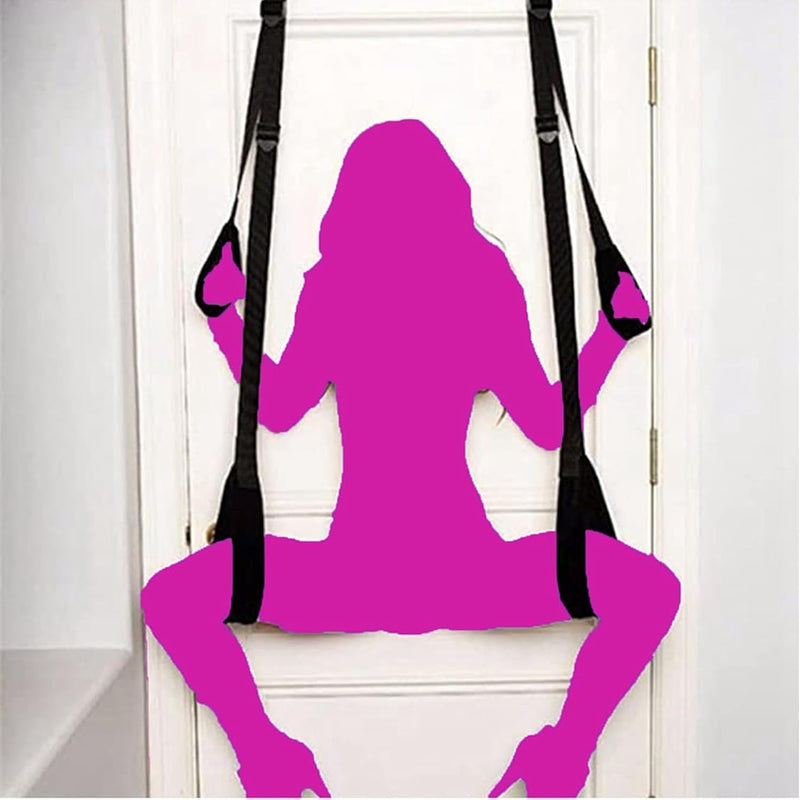 Door Mount Sex Slingshot Swing For Adults Couples Over Door Sexy Swing For Adults Frequent Flyer Door Swing Sex Pure Romance Adult Sex Ties Restraints Women Bsdm Funiture For Bedroom Toys Sweater