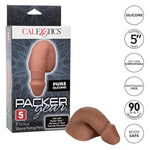 Brown Silicone Packer Gear with Secure Fit and Comfortable Design