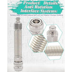 4.72" Spring Adapter Extender For Premium Sex Machine With 304 Stainless Steel Anti-Rotation System Self Lock (S 4.72" Spring Adapter)