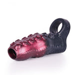 3 Different Sizes Of Tentacle Shape Male Penis Sleeve Cock Sleeve With Penis Ring, Silicone Penis Extender Enlarger Sleeve Cock Extension Sleeve Male Adult Sex Toys For Men And Couples - L
