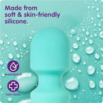 The Vibby Vibrator, a Quiet Running Water Resistant Wand Vibrator for her, Clitoris g-spot Stimulator Adult Sex Toy, USB Rechargeable, 20 Modes and 8 speeds, Made for discerning Women (Hot Pink)