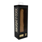 Naughty Realistic Silicone Dildo With Suction Cup, Adult Sex Toy, Slim, Beginner, Flesh, 7.5"