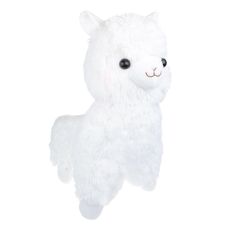 Cuddly White Alpaca Llama Lamb Toy 7" Stuffed Animal Cushion Plush Doll Val