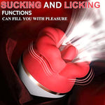 Adult Sex Toy Multi-Function Mouth Vibrator - Clitoral Sucking G-Spot, Clit, Nipple Stimulator For Women, Suction Tongue Licking Dildo Vibrator, Ideal For Solo & Couples