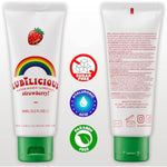 Lubilicious Strawberry Water Based Lube - Strawberry Flavored Lube - Strawberry Lube Water Based Edible Lube - Personal Lubricant - Strawberry Edible Lubricant - Lube Flavored Strawberry 3.2 Oz (1)