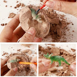 Dino Eggs Dig Kit, 12 Pack Dinosaur Eggs Excavation Science Experiments Kits For Kids 4-12, Easter Basket/Stocking Stuffers, Toys For 3+ 4 5 6 7 8 9 10 Year Old Boys Girl