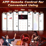 Vibrating Penis Ring Clitoral Vibrator - Adult Rose Sex Toys Clitoris Stimulator Cock Sleeve With 9 Vibration Modes, App Remote Control Penis Sexual Trainer Massager For Men Longer Harder Erection