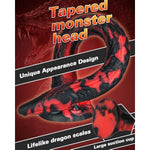 Tentacle Dildo Anal Sex Toys, 13.4" Liquid Silicone Fire Dragon Monster Dildo With Strong Suction Cup, Flexible Soft Butt Plug Prostate Massage Stimulation For Men And Women