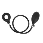 Inflatable Penis Gag Silicone Cock Ring Cock And Ball Ring For Men Male Penis Ring Soft Sissy Testicle Toys Stretcher Adjustable Cockrings Male Chastity Adult Sex Toy For Men Couples Gay