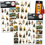 Deluxe Kimetsu no Yaiba Stickers Bundle, 8 Sheets of Premium Stickers for Party Favor Arts & Crafts