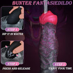 Realistic Dildo Ejaculating Penis Sex Toy, 7.67" Monster Fantasy Dildos Squirting With Powerful Suction Cups Dog Dildo Knotted Ejaculating Adult Toys For Women Men