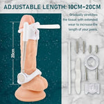 Penis Pump Adult Sex Toys - Dick Enlarger For Men Erection Trainer Sex Toys For Men White Penis