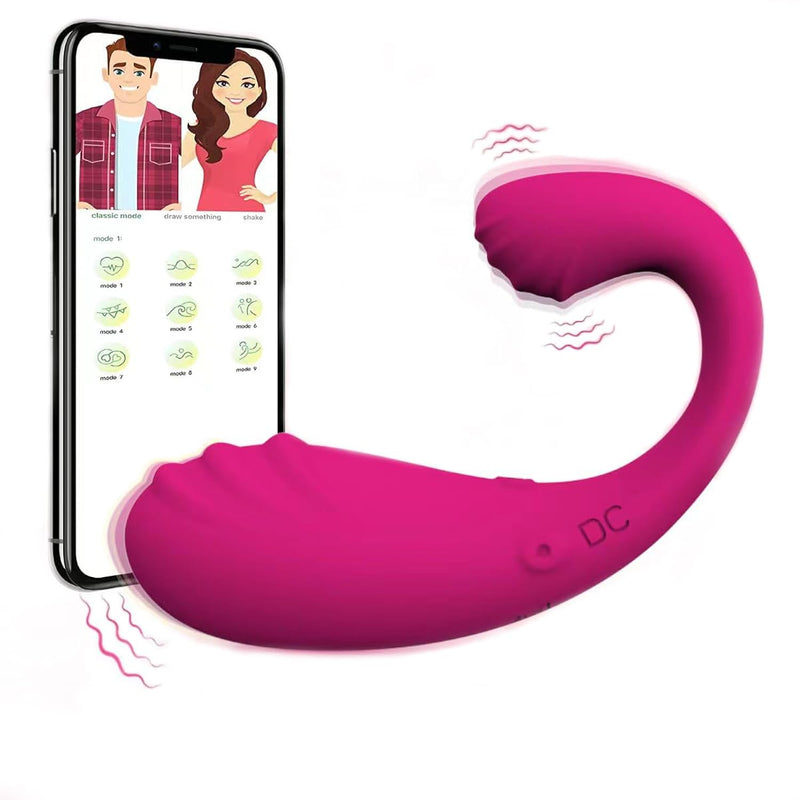 G Spot Clitoral Vibrator Dildo With App Remote Control, Wearable Vibrator Adult Sex Toys Vibrations For Women,Remote Vibrating Panty Rechargeable Clit Vaginal Stimulator Anal Nipples Massager