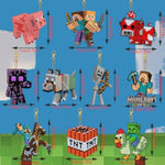 10 Pack Kids Diamond Art Keychains, Double-Sided Gem Craft Kit Ages 6-12