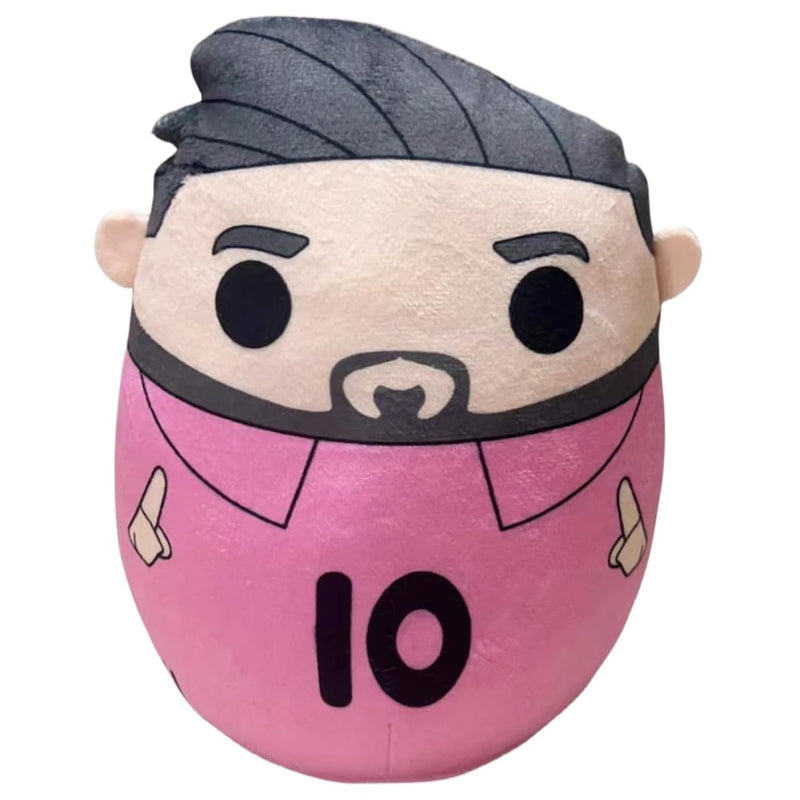 Cartoon Soccer Star With Soccer Jersey 10 Plush Figure Toy Number 10 Soccer