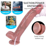 Water Spraying Simulation Ejaculation Sex Toy, 9.05 Inch Ejaculation Simulation Penis, Dildo With Powerful Suction Cup, Anus And Prostate Stimulator Suitable For Hands-Free Use, Adult Products