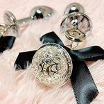 Hollowed-Out Sex Toys Flower Bell Anal Plug Erotic Products Delicate Bow Metal Anal Plug