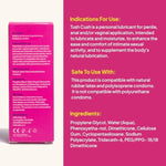 Hello Tush Cush, Silicone And Water-Based Personal Lubricant, Formulated For Anal Use, Hybrid Lube For Men, Women, And Couples, 3.3 Fl Oz