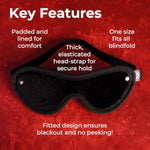 Soft Velvet Blindfold. Premium Sex Blindfold For Sensory Play. Luxurious Bdsm Toys & Bdsm Kit. Ultimate Sex Toys For Couples & Bondage Gear & Accessories
