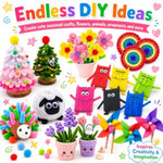 Kids Back to School Arts and Crafts Supplies, STEAM Toys for Imagination and Creativity