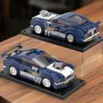 27048 Speed Champion Mustang Racing Car Building Set & Display Case, Moc Creative Classic Cars For Boys Age 8-12, Cool Vehicles Model Toys Birthday Gifts For Adults And Kids,399 Pcs