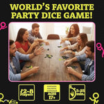 Party Games For Adults – Ultimate Party Dice Game For 2-8 Players Of Ages 17+ – Adult Games For Grown Ups With Large Dice, Tokens & Lifelines – Carry Pouch Included