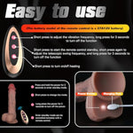 8.7" Thrusting Dildo Vibrator- 3 Thrusting & 9 Vibrating Modes With Heating Function Realistic Silicone Adult Toy For Anal And G Spot Stimulation Suction Cup For Women And Men Couples