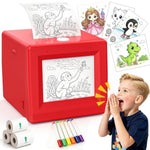 AI Voice Sticker Maker for Kids, Inkless Thermal Printer with 6 Art Modes