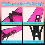 Cock Cage Accessories Chastity Strap Are Used To Match The Penis Cages Sex Toys Sissy Panties With Lock For Use With Chasity Devices Elastic Bands To Go With Adult Toy (M Lock,Black)