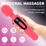 Adult Sex Toys Dildo For Women, Clitoral G-Spot Vibrator With 30 Powerful Vibration Modes, Wand Massager With Display For Clitoral Vaginal And Nipple Stimulation For Couples