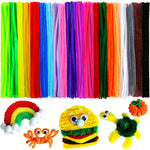 200pcs 20colors Pipe Cleaners Multi-Colored Chenille Stems Bulk Arts and Crafts Supplies