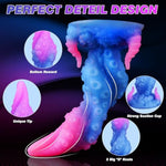 Fantasy Monster Dragon Dildo, 9.6" Huge Tentacle Horse Knot Dildo With Strong Suction Cup, Large Anal Knotted Dildos For G-Spot Anal Play, Silicone Adult Sex Toys For Women Men, Anal Toys For Men Gay