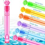 Paw Print Bubbles Party Favors, 48Pcs Mini Bubble Wands For Kids Small Bubbles Bulk Valentines Day Easter Goodie Bag Stuffer Class Prize Birthday Gift Summer Outdoor Toy Dog Party Favors Supplies