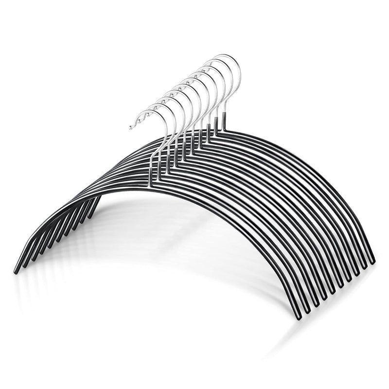 Non-Slip No Shoulder Bumps Clothes Hangers With Grippy Coating, Sleek And Slim R