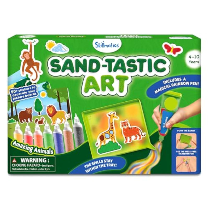 Animal Friends Sand Art Kit for Preschool Crafts and Montessori Activities