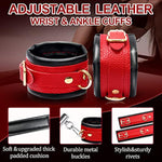 Spreader Bar Sex Bondage Toys Bdsm Detachable Bondage Restraints With Leather Handcuffs Ankle Cuffs Furniture Restraints Kit Expandable Fetish Sm Games