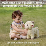 Electronic Interactive Singing Walking Lamb Plush Toy, Sheep Stuffed Animal With Leash, Soft Sheep Baby Toys Pet Buddy For Babies And Toddlers