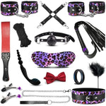 Bondage Set Bdsm Restraints Kit For Couples Sex Games,16Pcs Adult Sex Toys Kit With Rope Handcuffs Collars Ankles & Wrist Bar For Sexual Pleasure,Sex Things For Couples Kinky