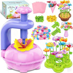 Fabric Flower Bouquet Making Kit for Girls Ages 6-12, DIY Spring Craft Set