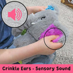 Mini Sensory Elephant Plush Toy, Travel-Size Fidget Plush For Special Needs And Sensory Fun