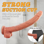 15 Inch Realistic Uncut Huge Dildo, Big Thick Dual Density Silicone Dildos With Suction Cup For Anal G Spot Play, Xl Real Skin Feel Giant Long Dildo Adult Sex Toys For Men Women Couples