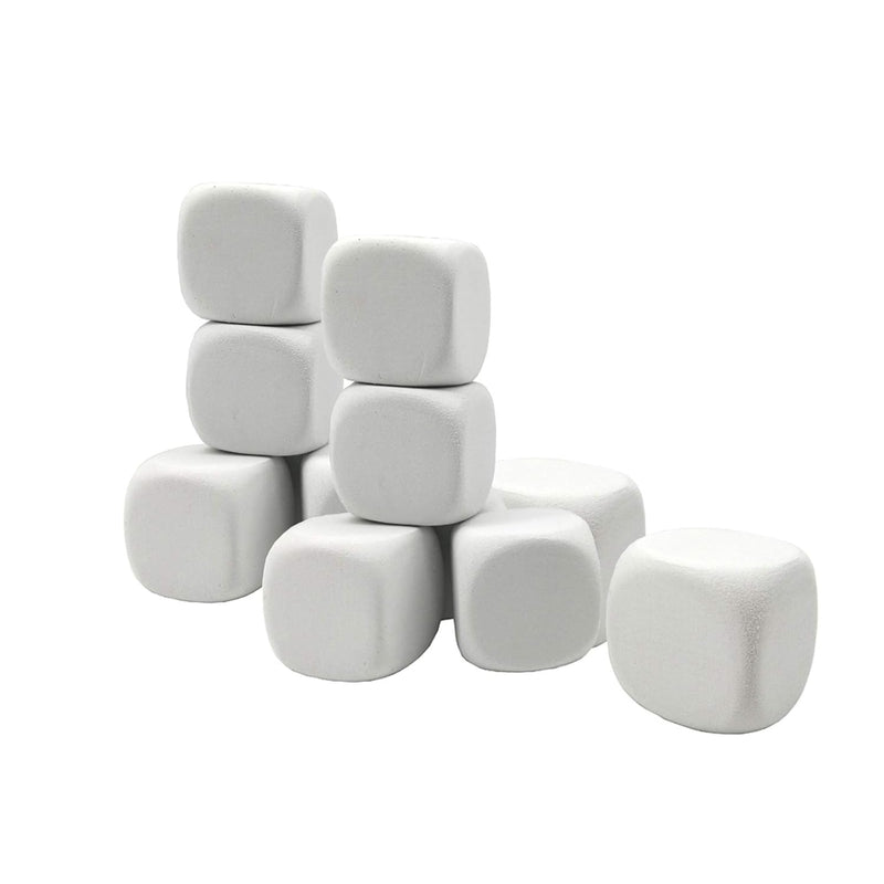 White Eva Foam Dices For Kids Graffiti Building Blocks,Creative Painting, P