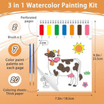 Watercoloring Books for Kids & Toddlers