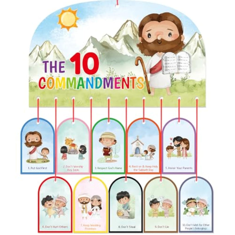 Ten Commandments Foam Craft Kit for Kids Sunday School and VBS Supplies