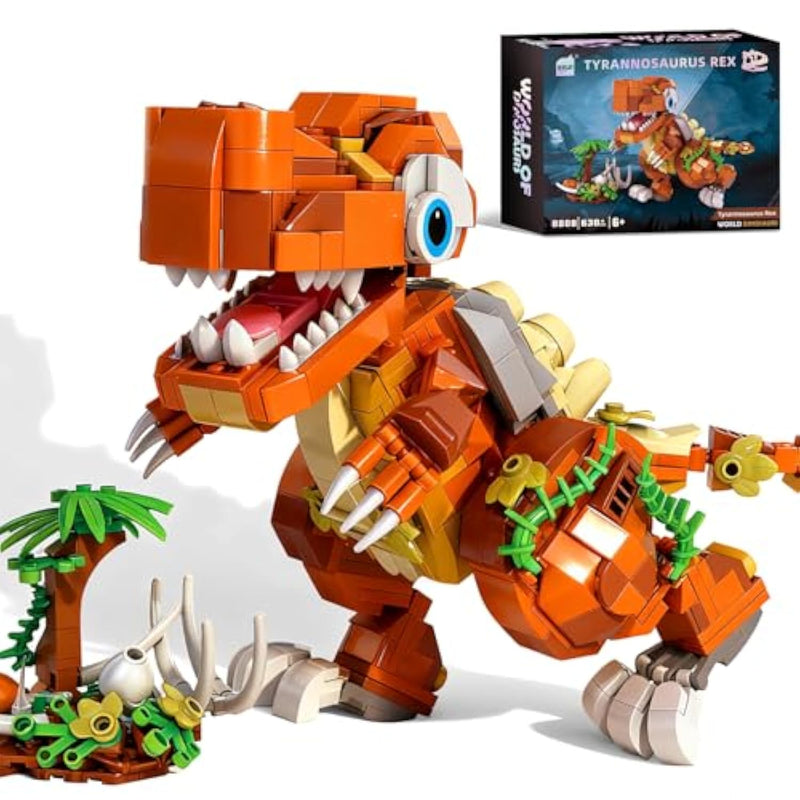 Kids Jurassic Dinosaur Toys, Baby Dinosaur Building Set, Realistic Baby T.Rex, 6+ Ages, For Boys & Girls